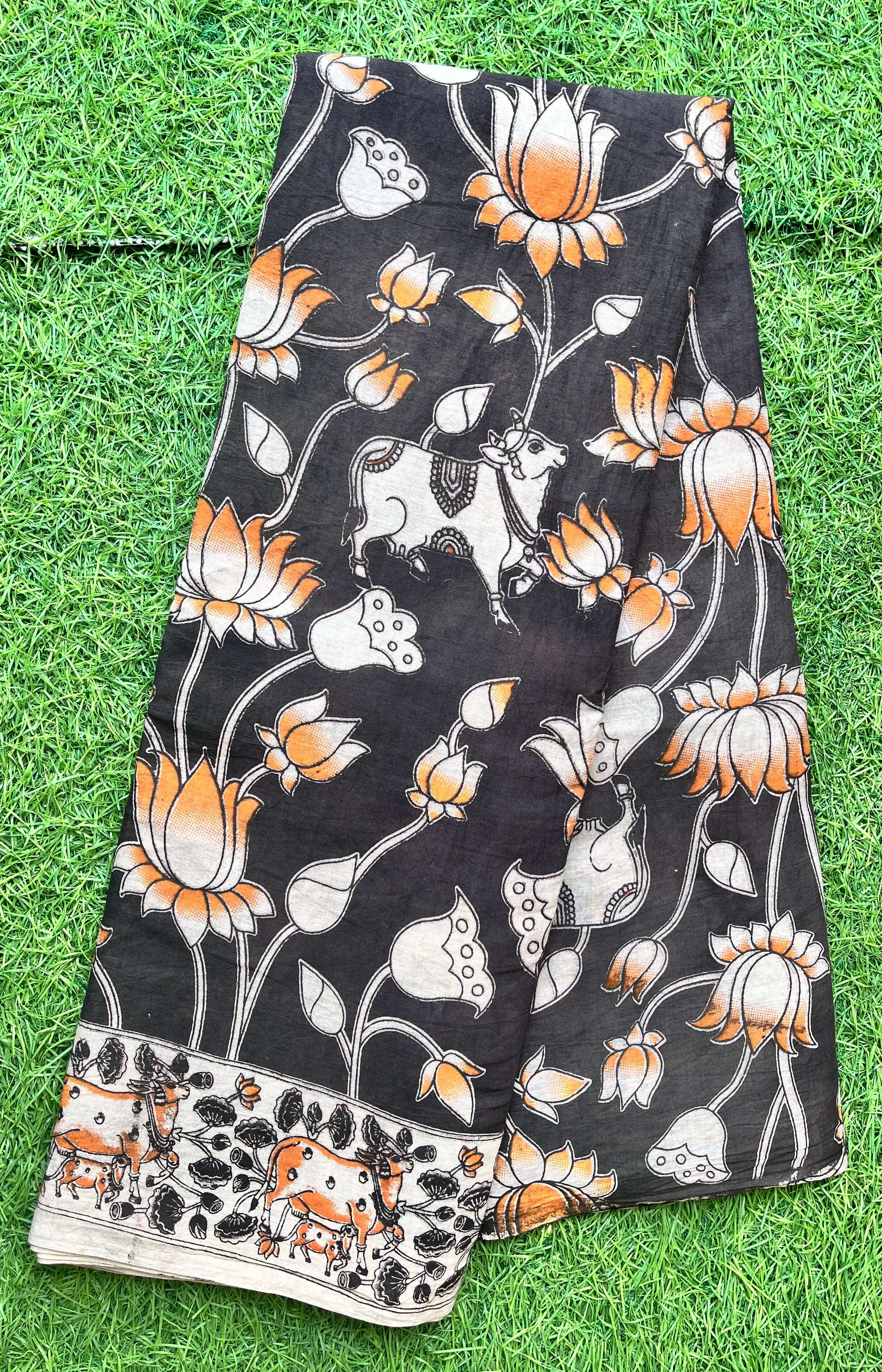 Kalamkari Cotton Saree – KCS-M380