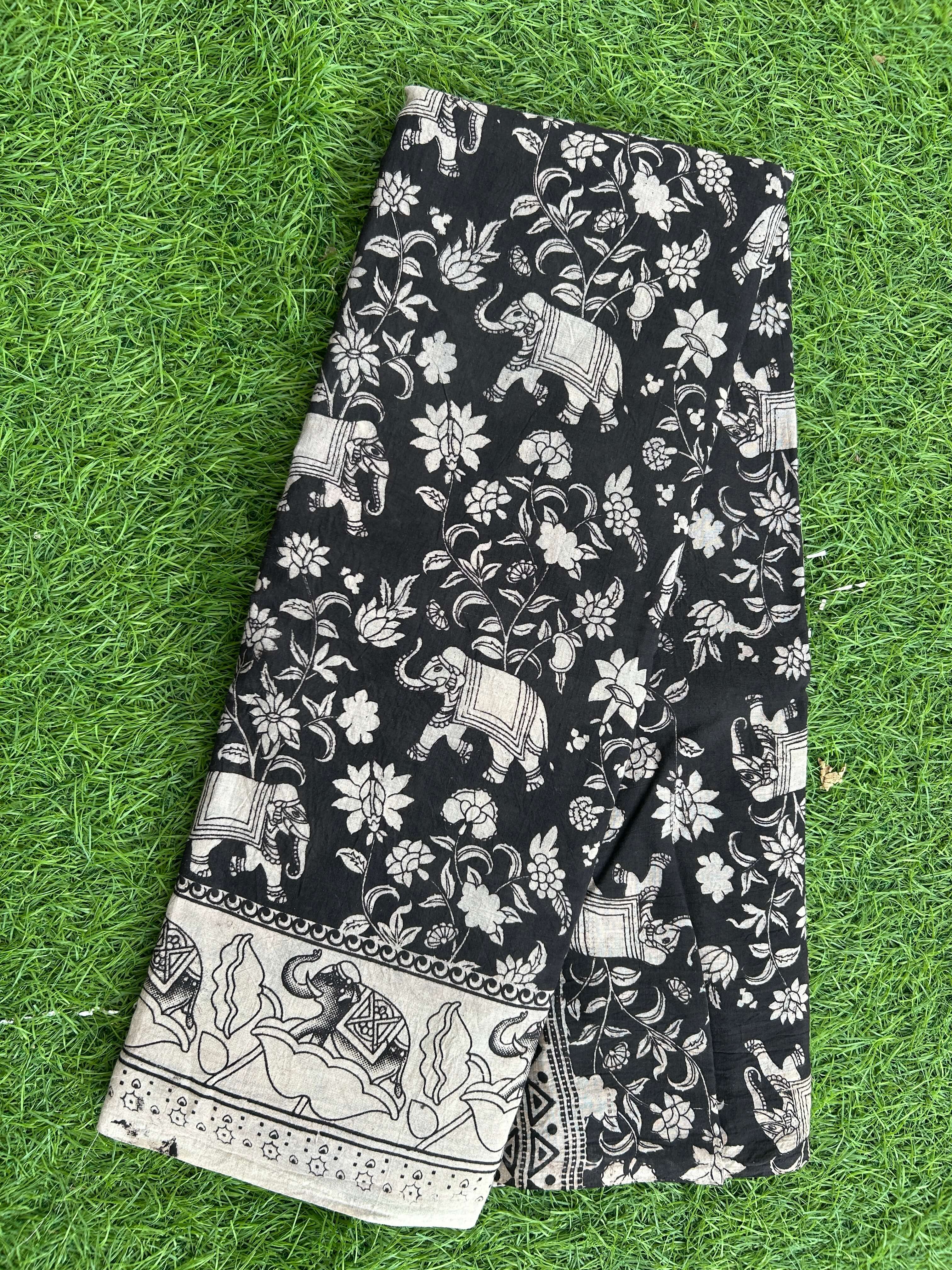 Kalamkari Cotton Saree – KCS-M492