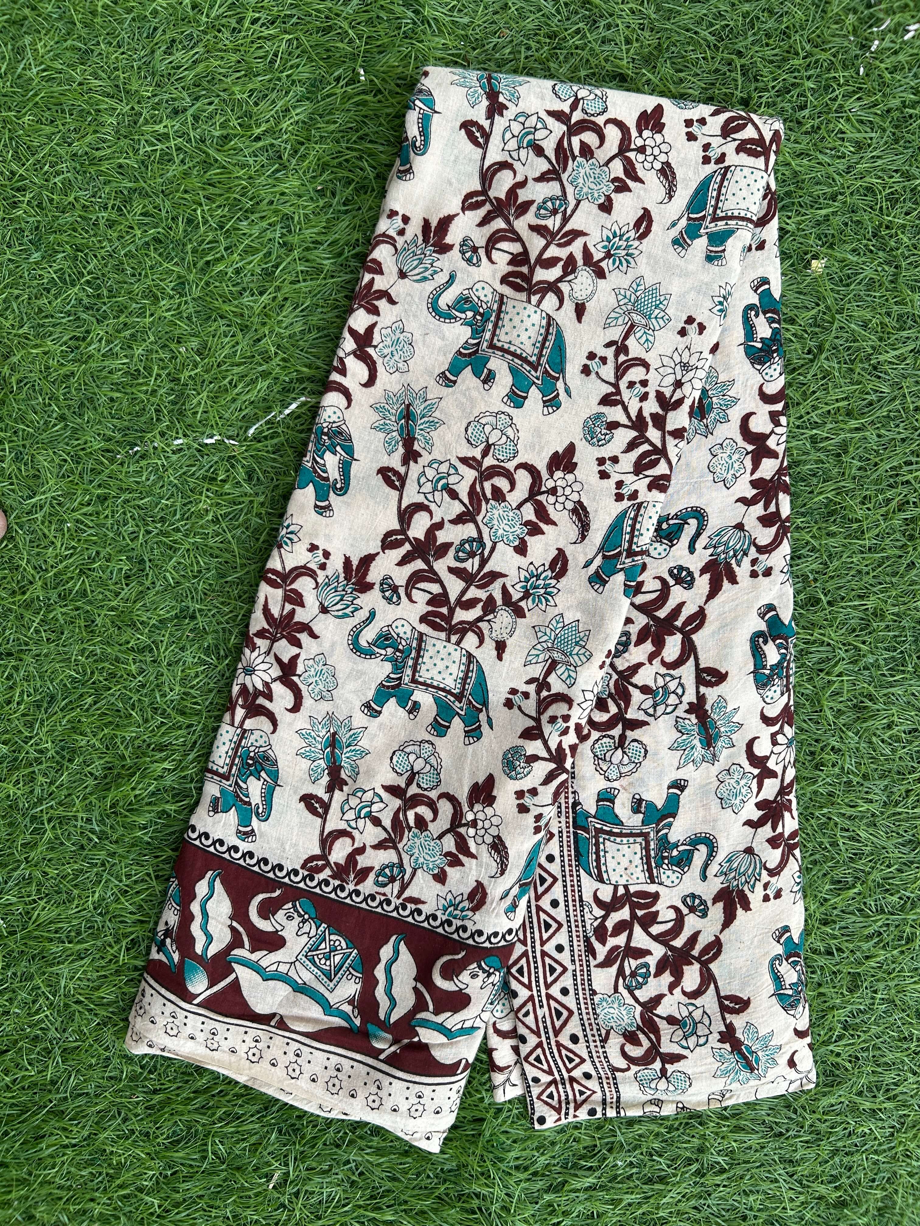 Kalamkari Cotton Saree – KCS-M440