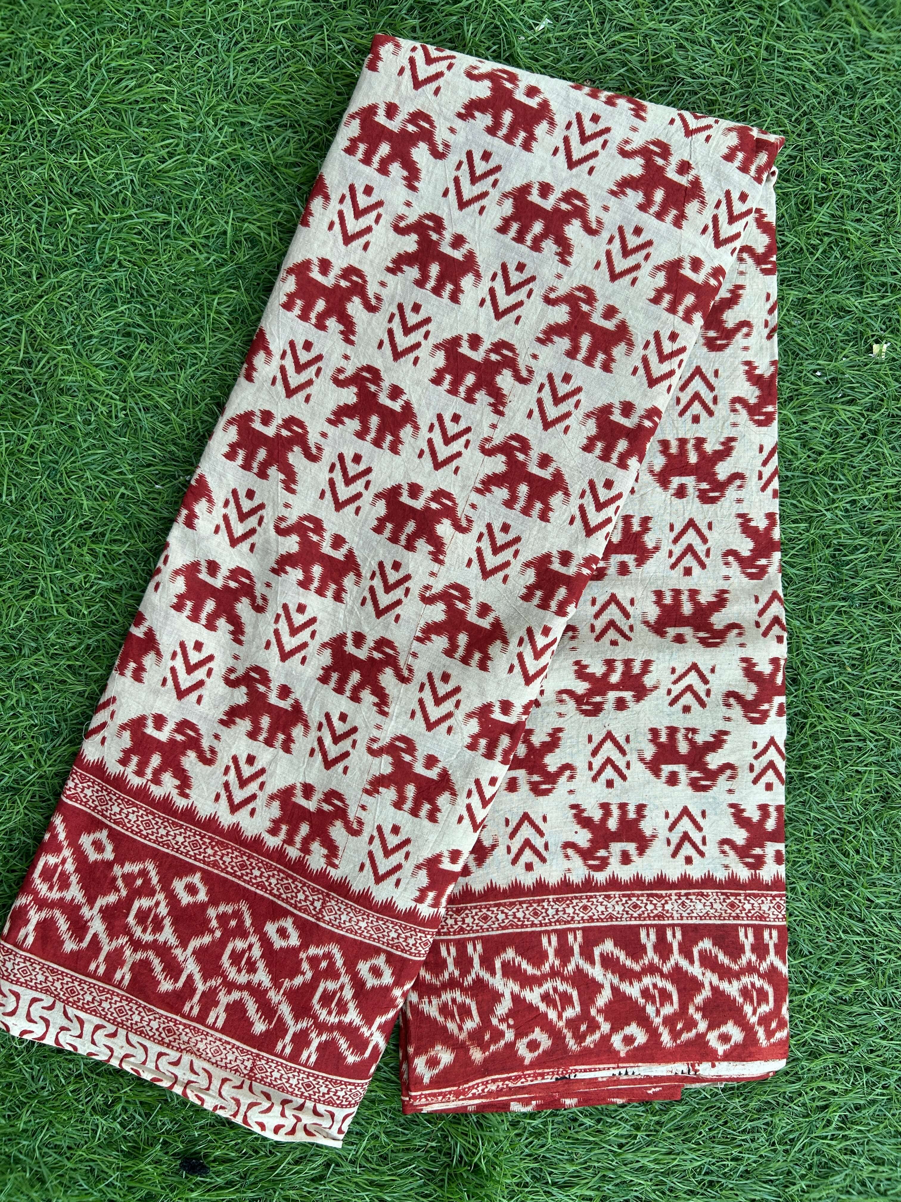 Kalamkari Cotton Saree – KCS-M451