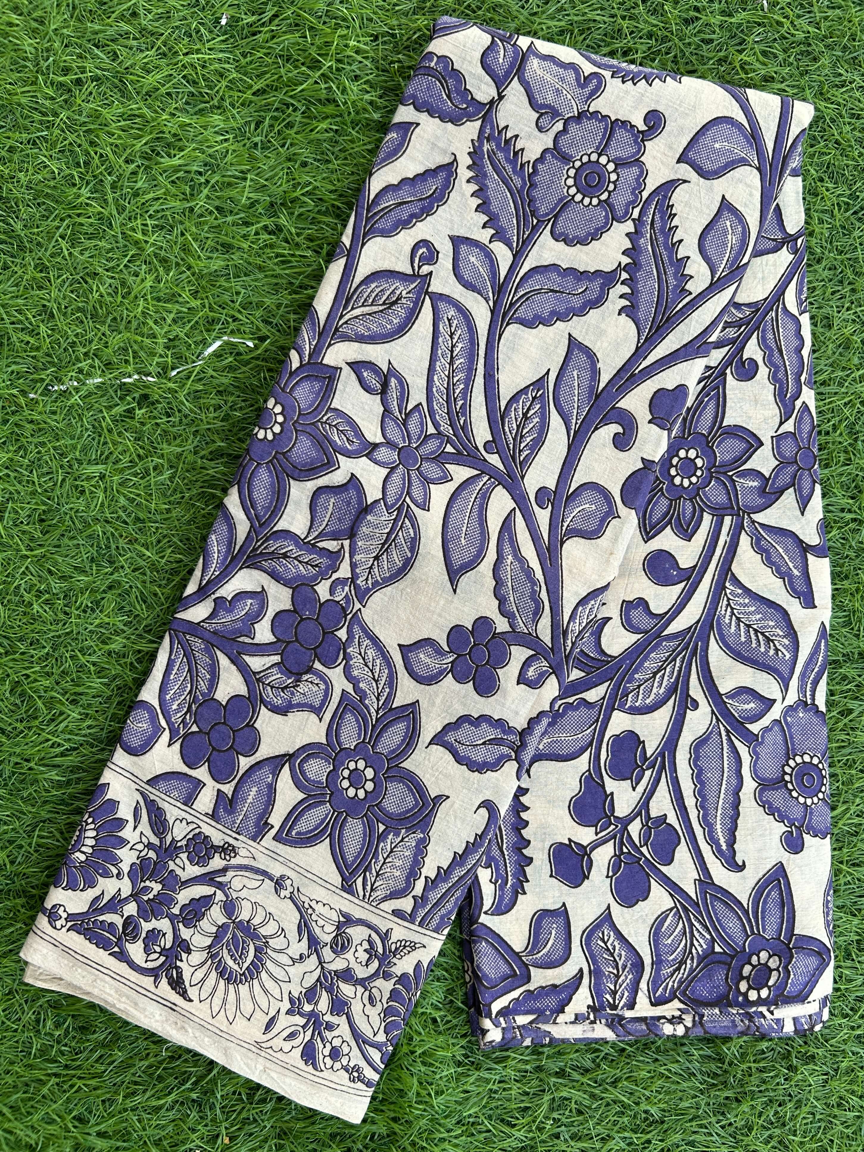 Kalamkari Cotton Saree – KCS-M462