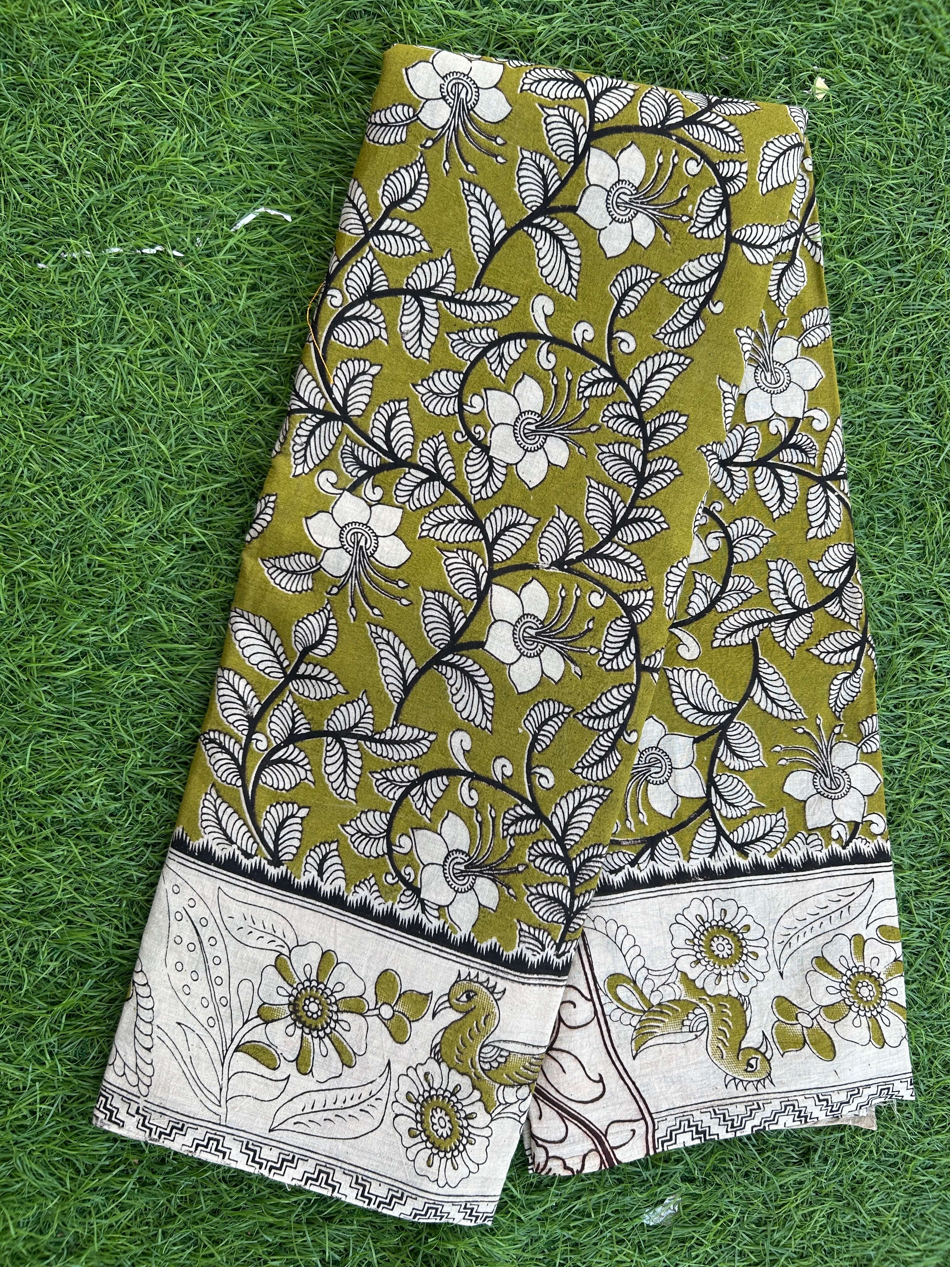 Kalamkari Cotton Saree – KCS-M483