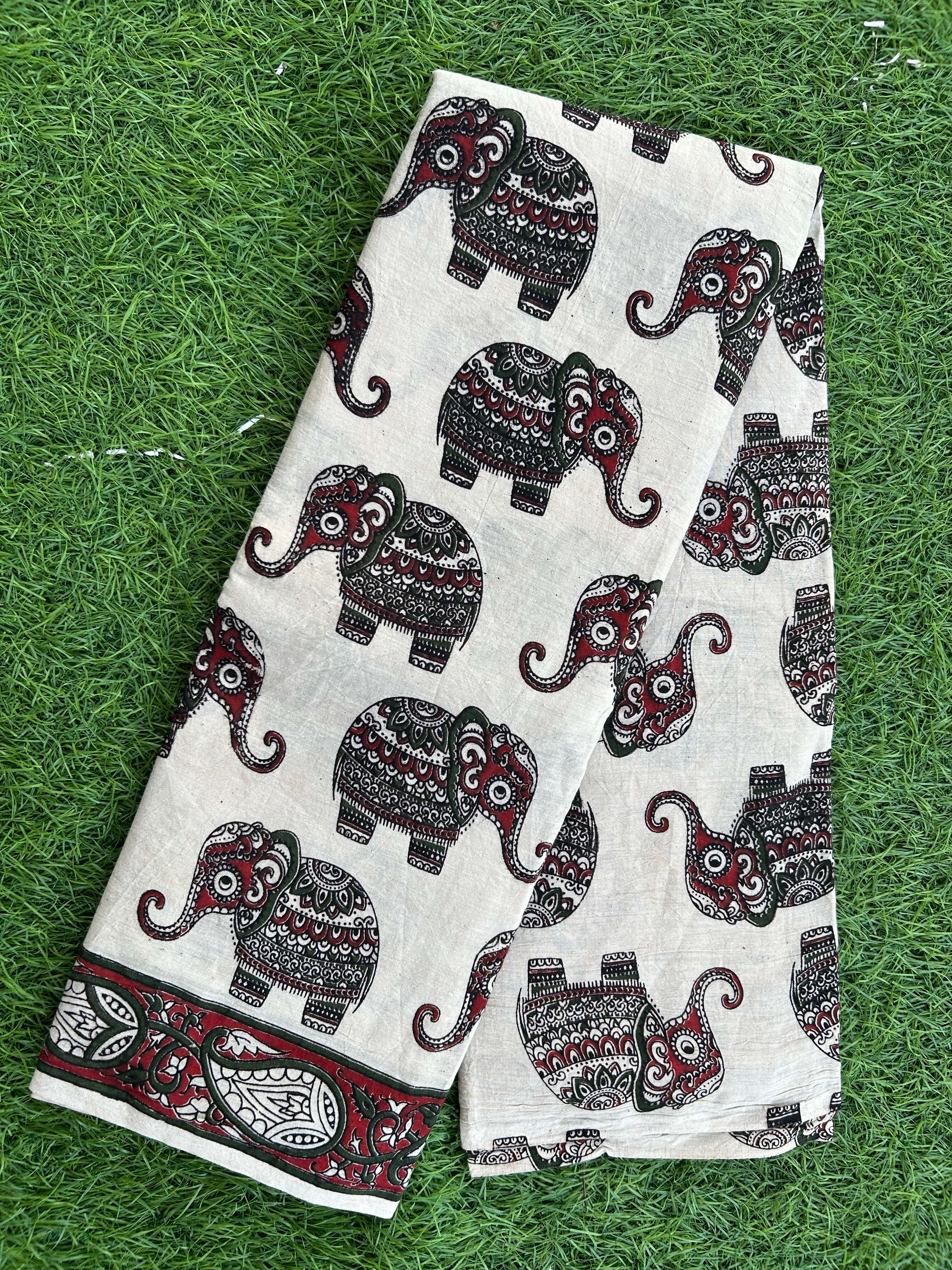 Kalamkari Cotton Saree – KCS-M472