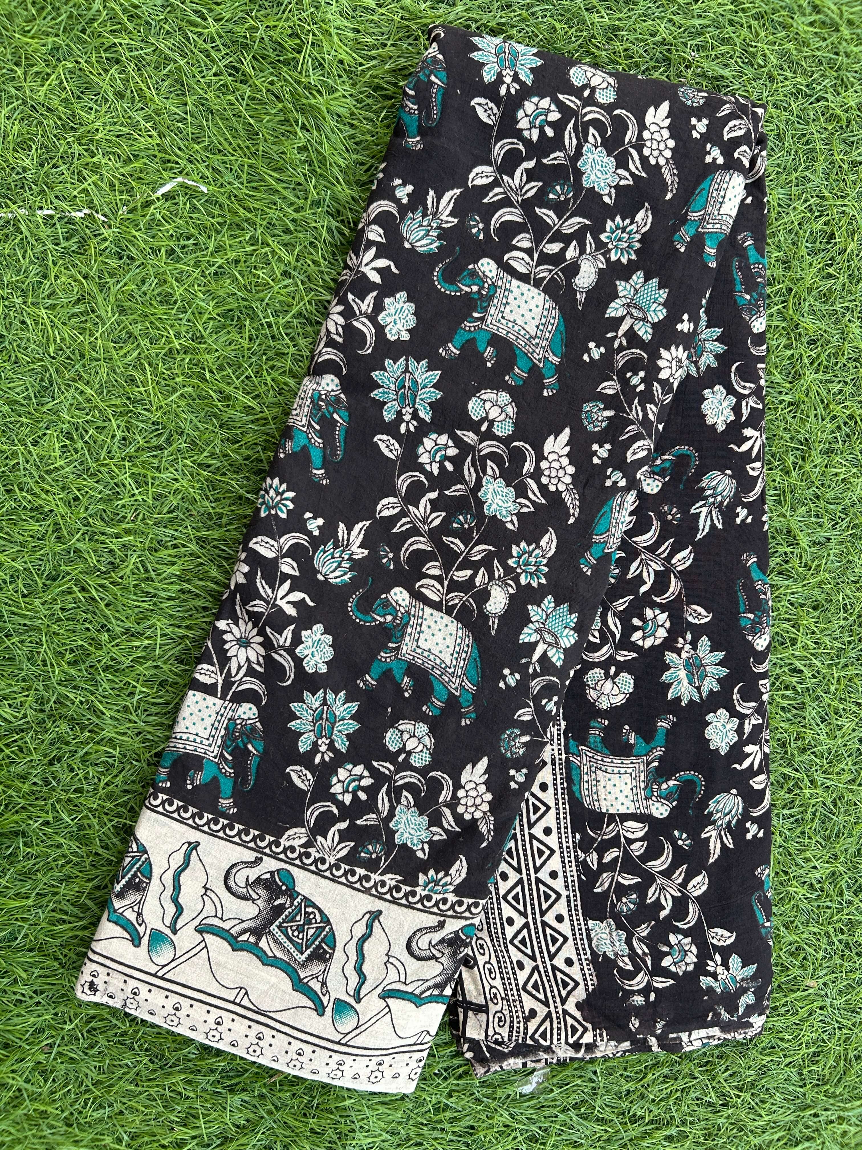 Kalamkari Cotton Saree – KCS-M465