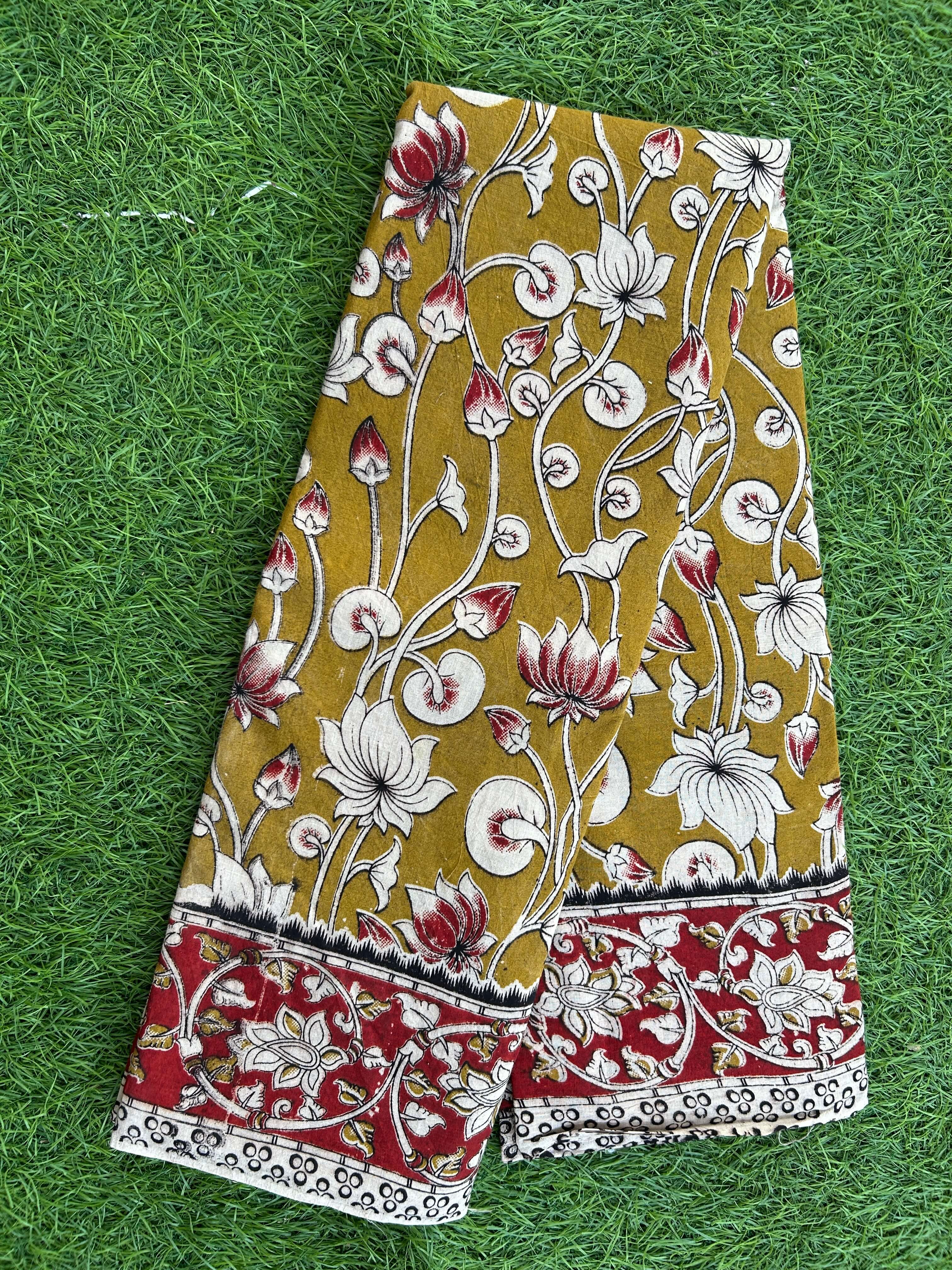 Kalamkari Cotton Saree – KCS-M466