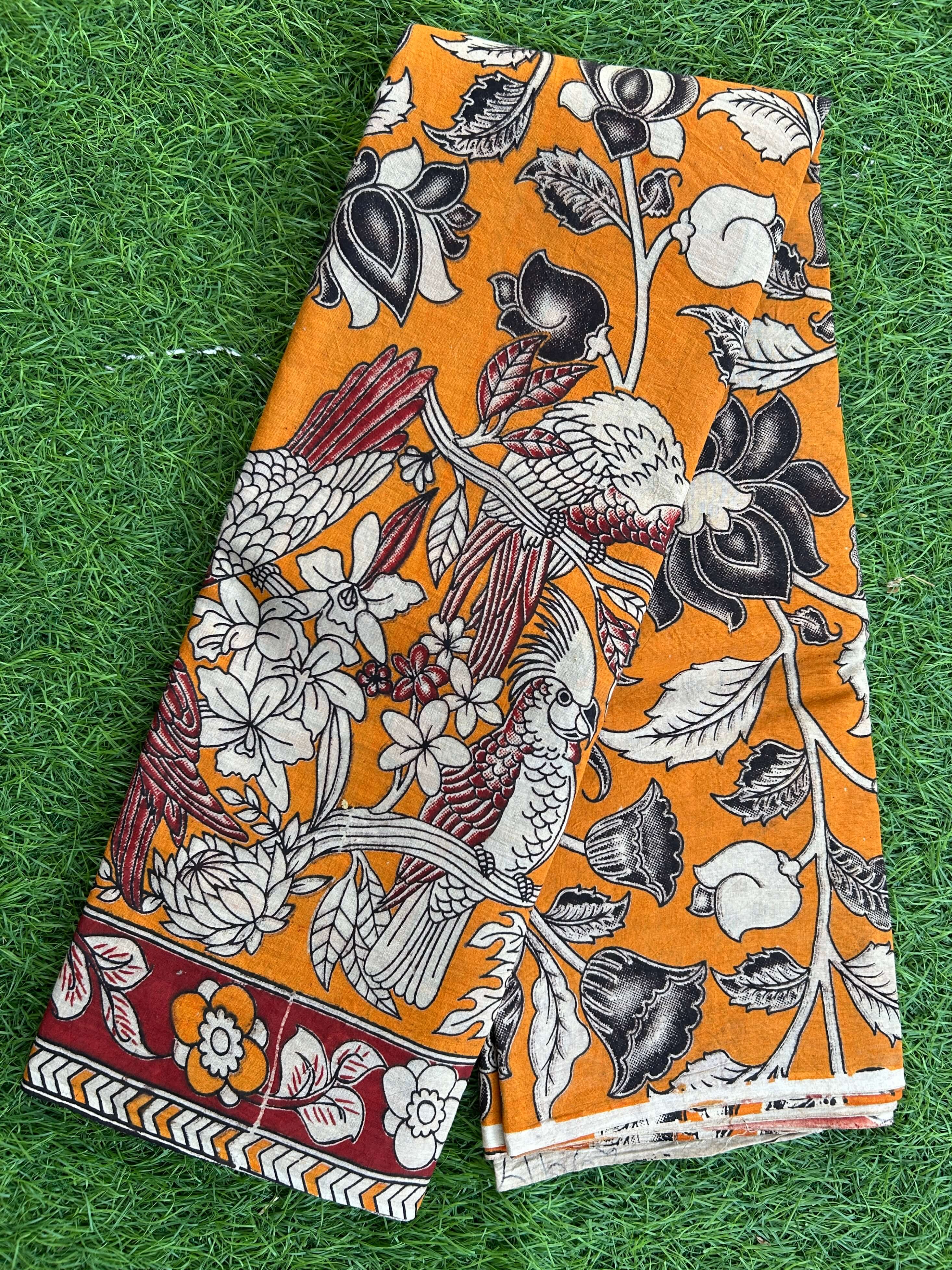 Kalamkari Cotton Saree – KCS-M494