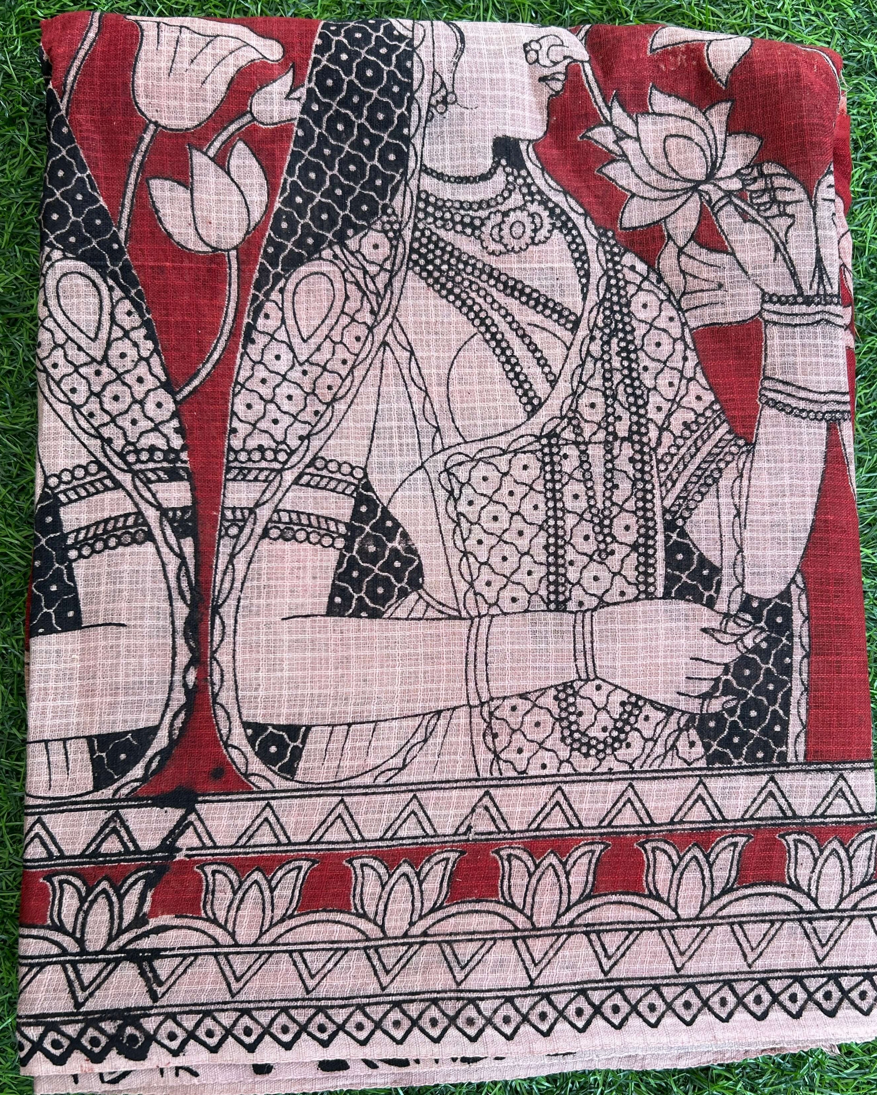 Kalamkari Kota Cotton Saree – KKCS-M129