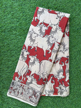 Kalamkari Cotton Saree – KCS-M777