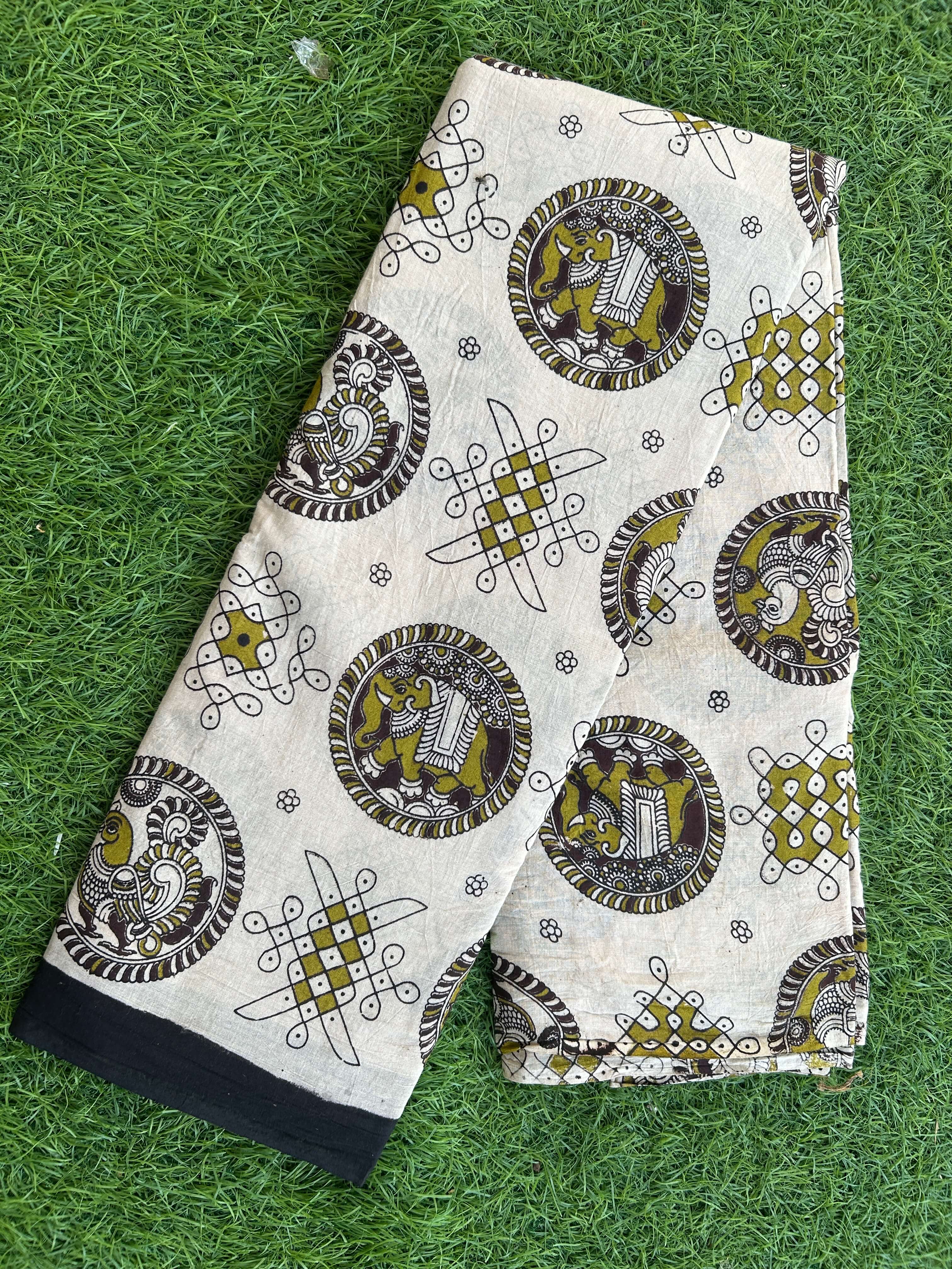 Kalamkari Cotton Saree – KCS-M520