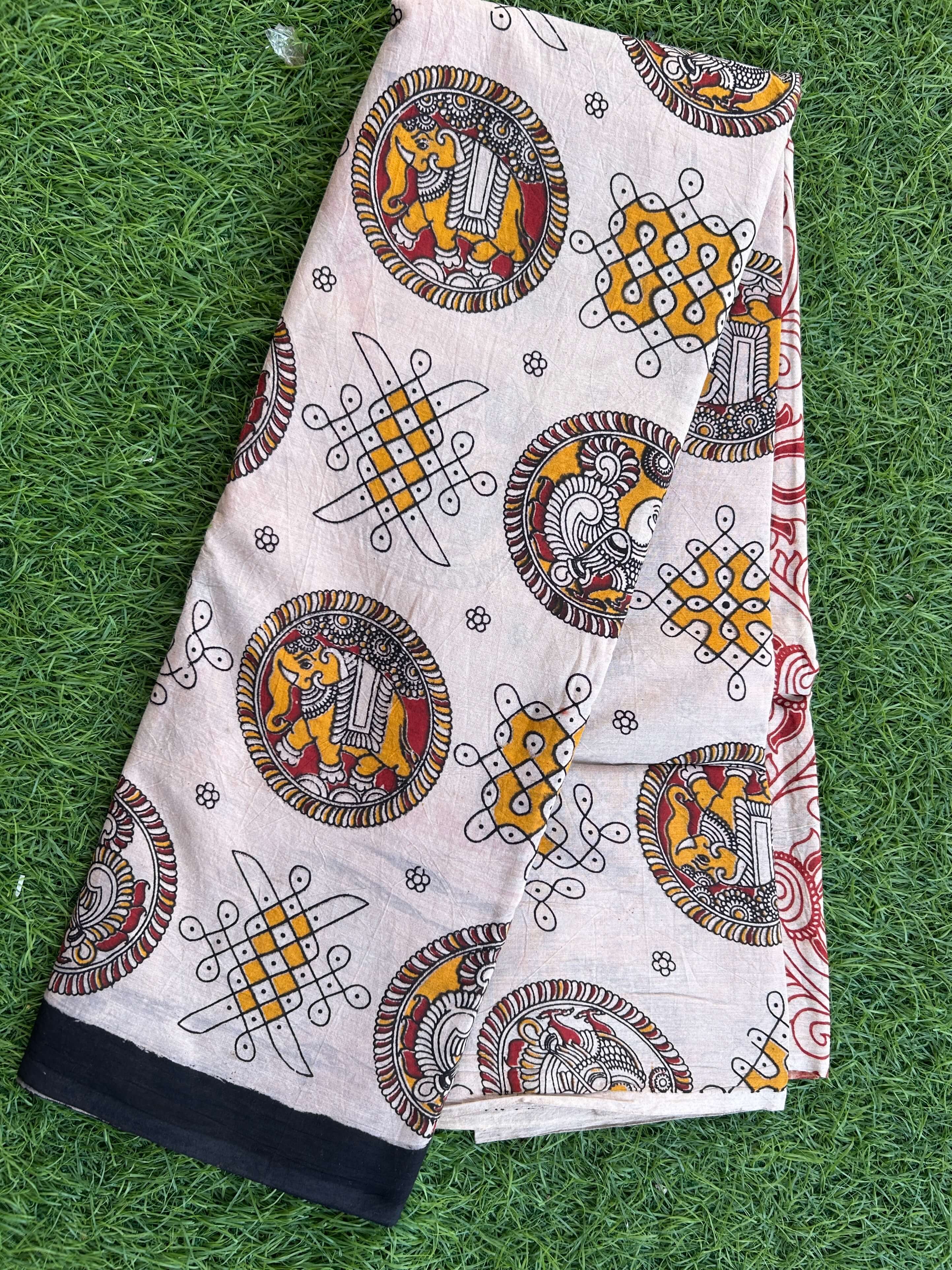 Kalamkari Cotton Saree – KCS-M521