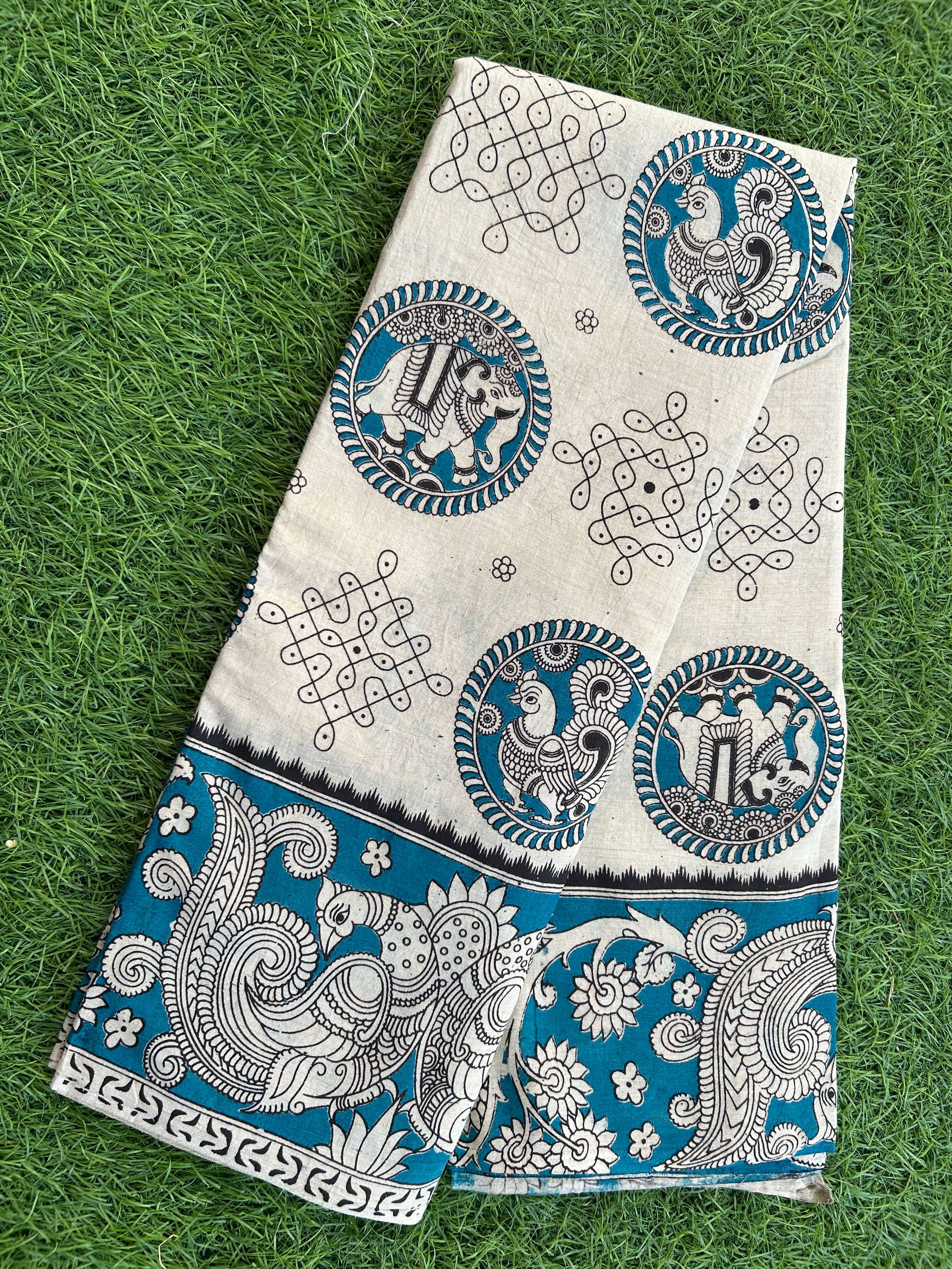 Kalamkari Cotton Saree – KCS-M506