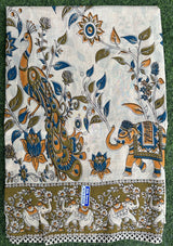 Kalamkari Chennuri Silk Saree – KSS-M067