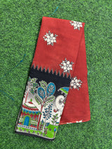 Kalamkari Cotton Saree – KCS-M654