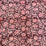 Kalamkari Block Printed Cotton Fabric - HBP-B043