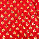 Kalamkari Block Printed Cotton Fabric - HBP-B046