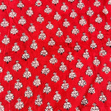 Kalamkari Block Printed Cotton Fabric - HBP-B046