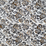 Kalamkari Block Printed Cotton Fabric - HBP-B048