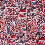 Kalamkari Block Printed Cotton Fabric - HBP-B052