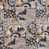Kalamkari Block Printed Cotton Fabric - HBP-B052