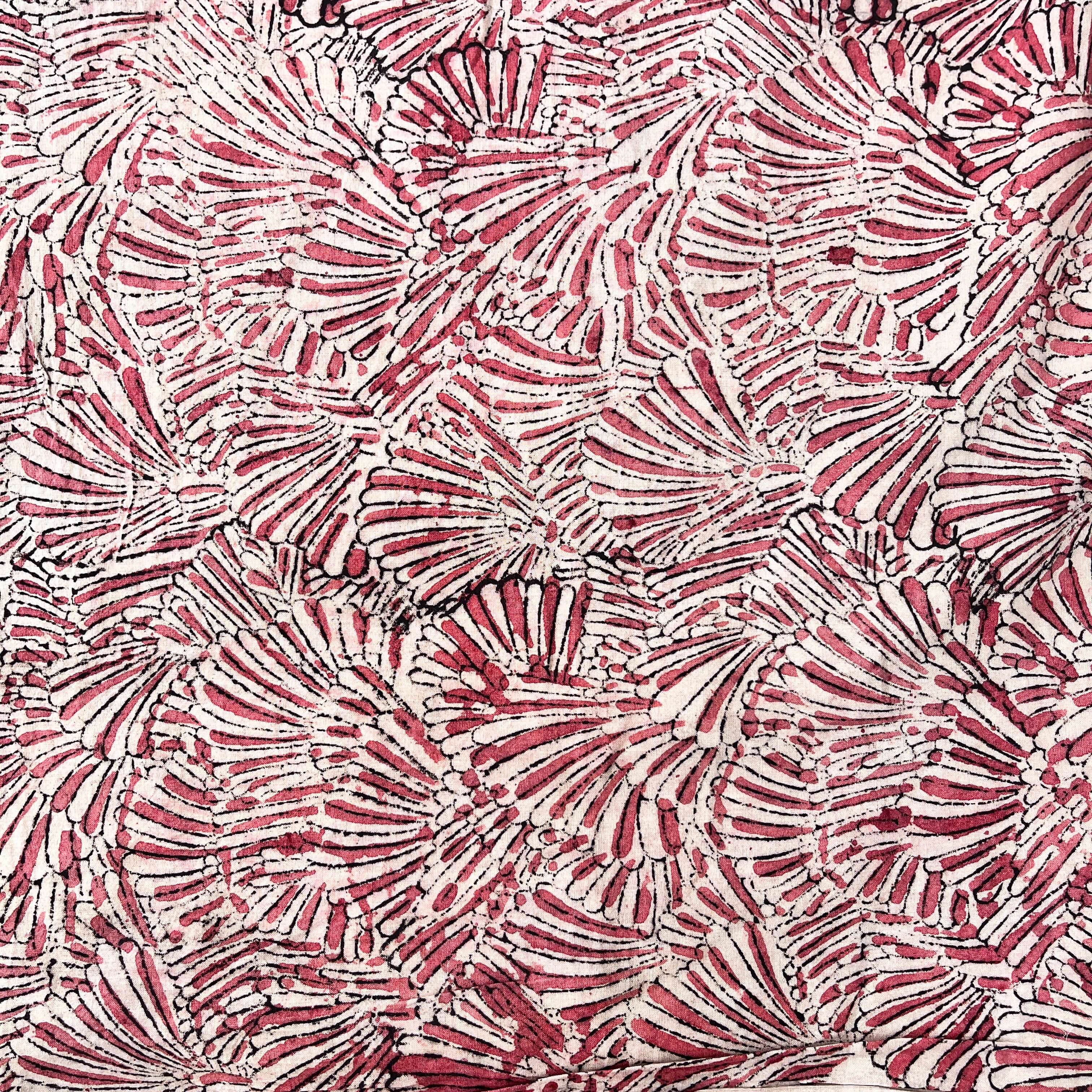 Kalamkari Block Printed Cotton Fabric - HBP-B055