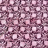 Kalamkari Block Printed Cotton Fabric - HBP-B065