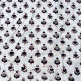 Kalamkari Block Printed Cotton Fabric - HBP-B046