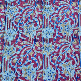Kalamkari Block Printed Cotton Fabric - HBP-B062