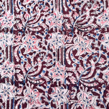 Kalamkari Block Printed Cotton Fabric - HBP-B062