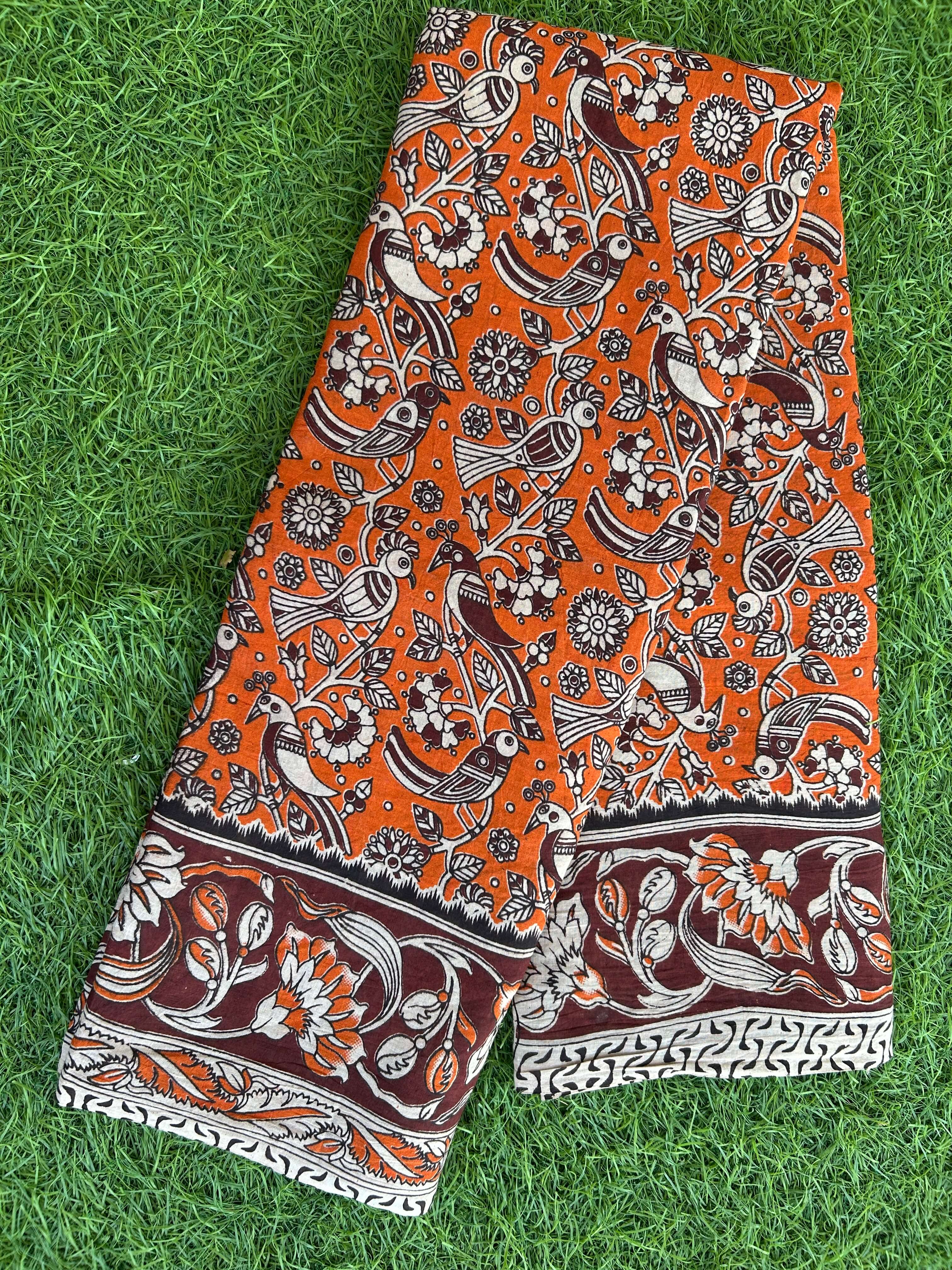 Kalamkari Cotton Saree – KCS-M534