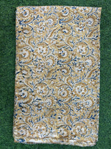 Kalamkari Block Printed Cotton Fabric - HBP-B024