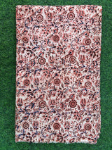 Kalamkari Block Printed Cotton Fabric - HBP-B025