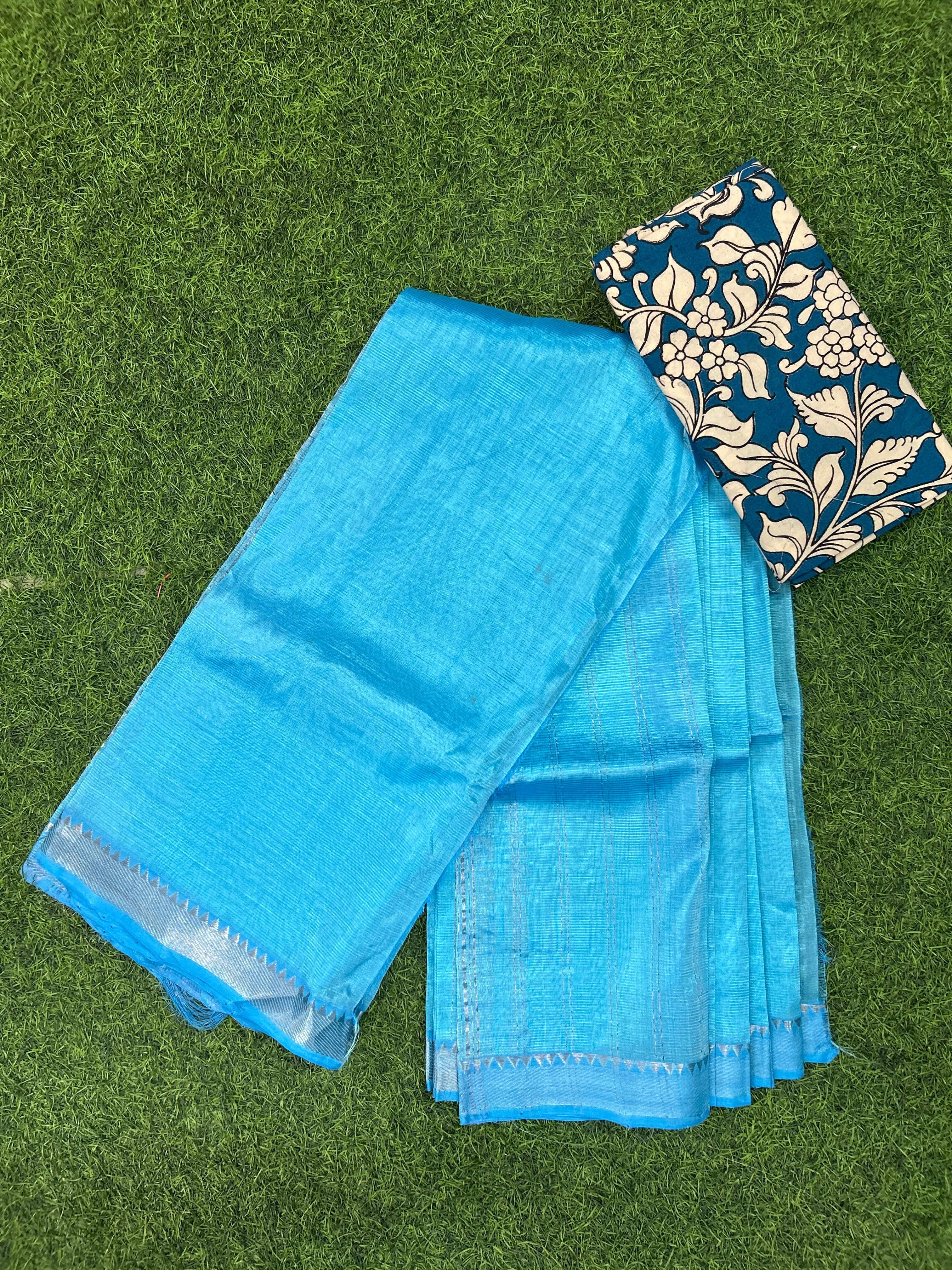 Handloom Mangalagiri Pattu Saree - HMS-M001