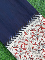 Kalamkari Block Printed Dying Cotton Fabric - BDCF-D003
