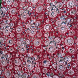 Kalamkari Block Printed Chennuri Silk Fabric - HBPS-B036