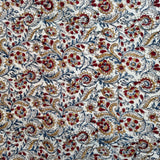 Kalamkari Block Printed Chennuri Silk Fabric - HBPS-B030
