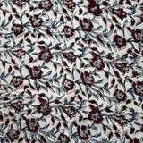 Kalamkari Block Printed Chennuri Silk Fabric - HBPS-B025