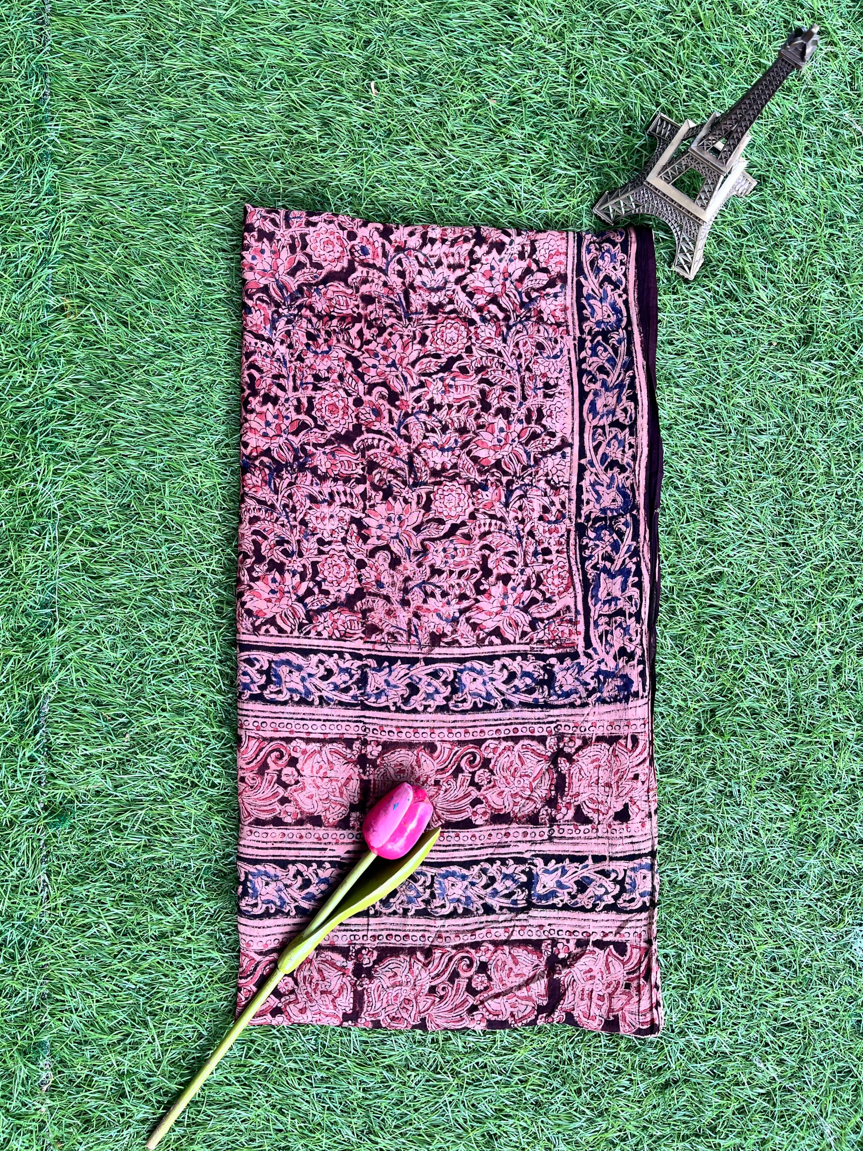 Kalamkari Dupatta- KHBD-CT-M008