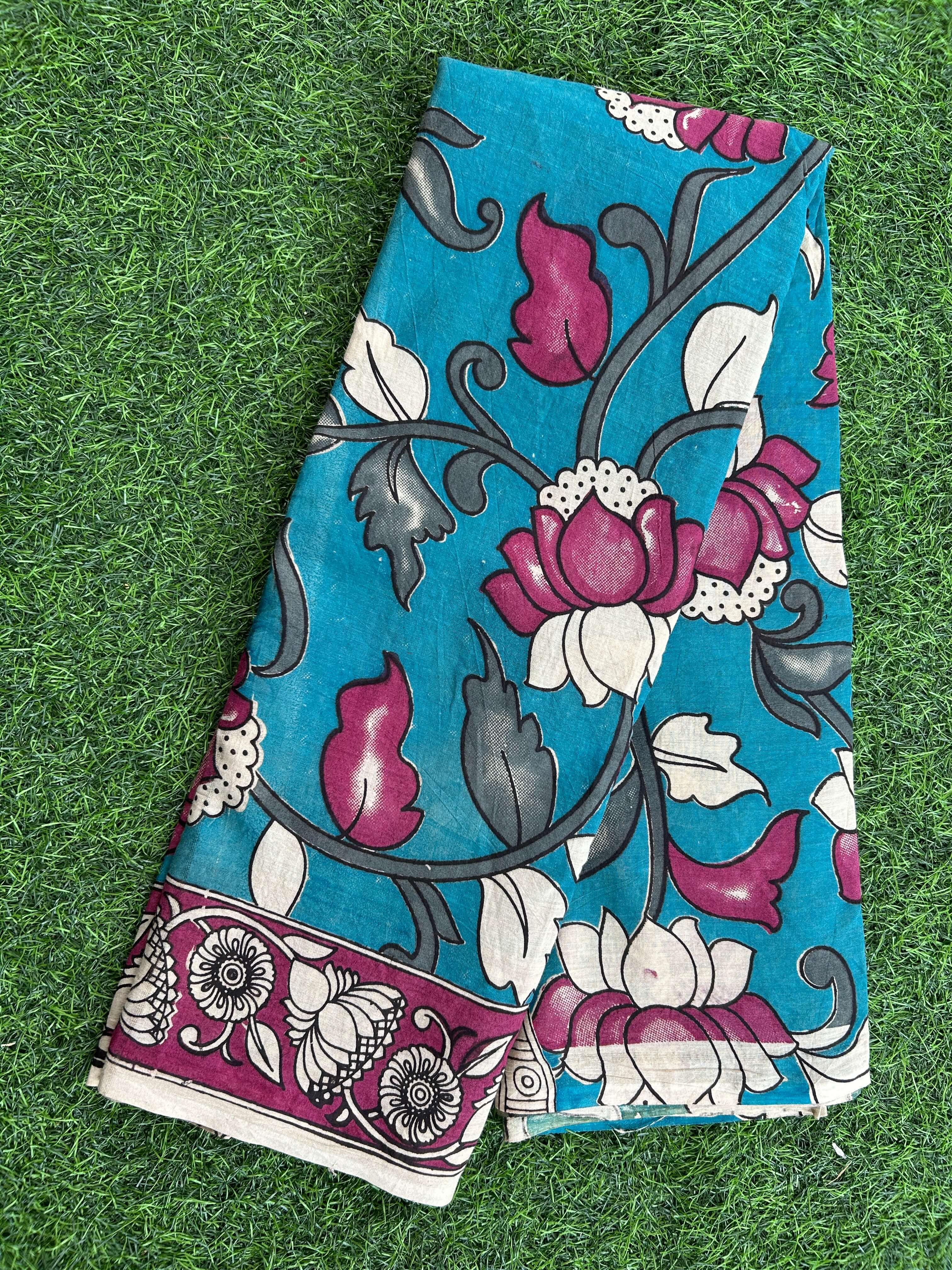 Kalamkari Cotton Saree – KCS-M542