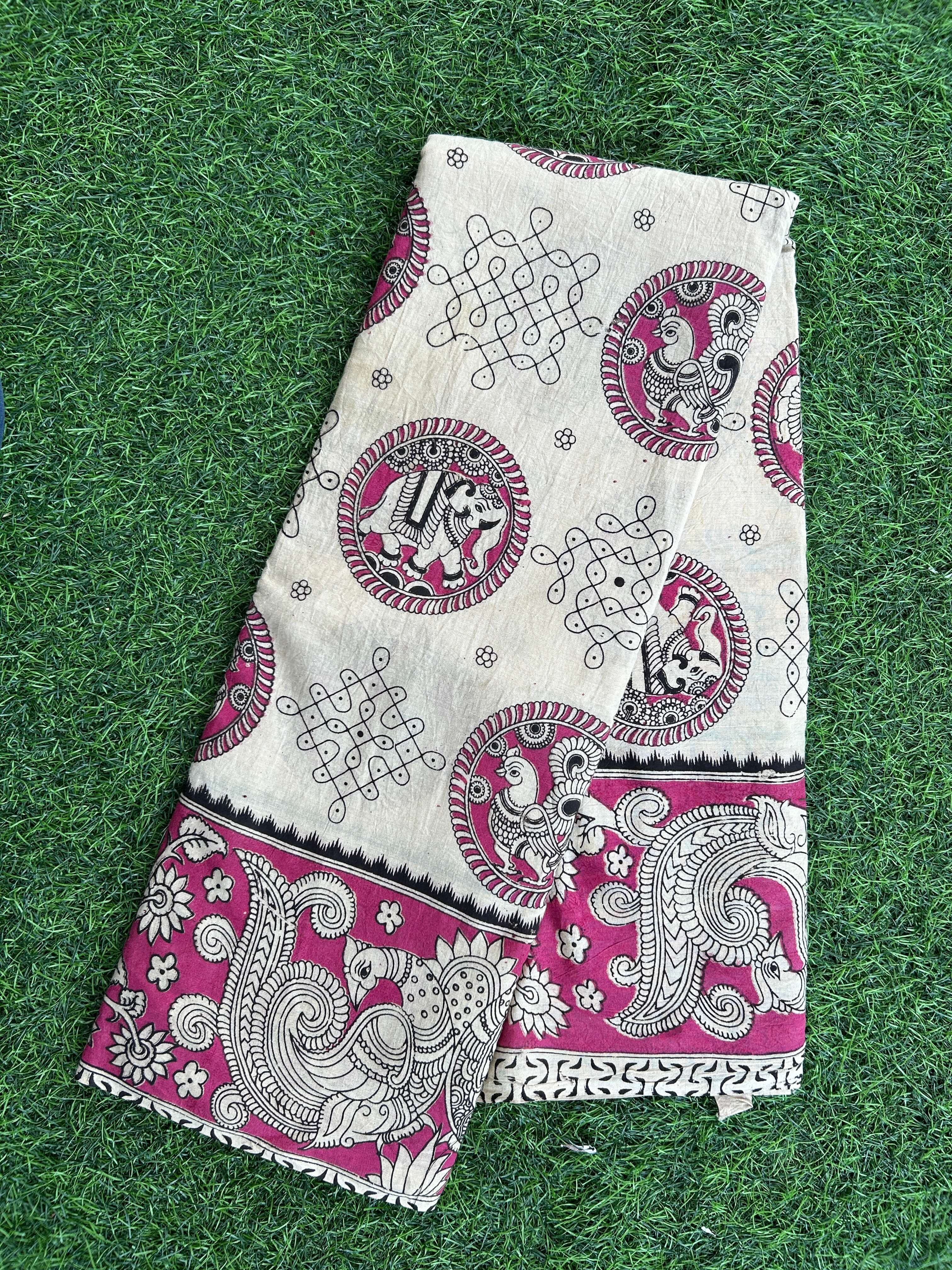 Kalamkari Cotton Saree – KCS-M544