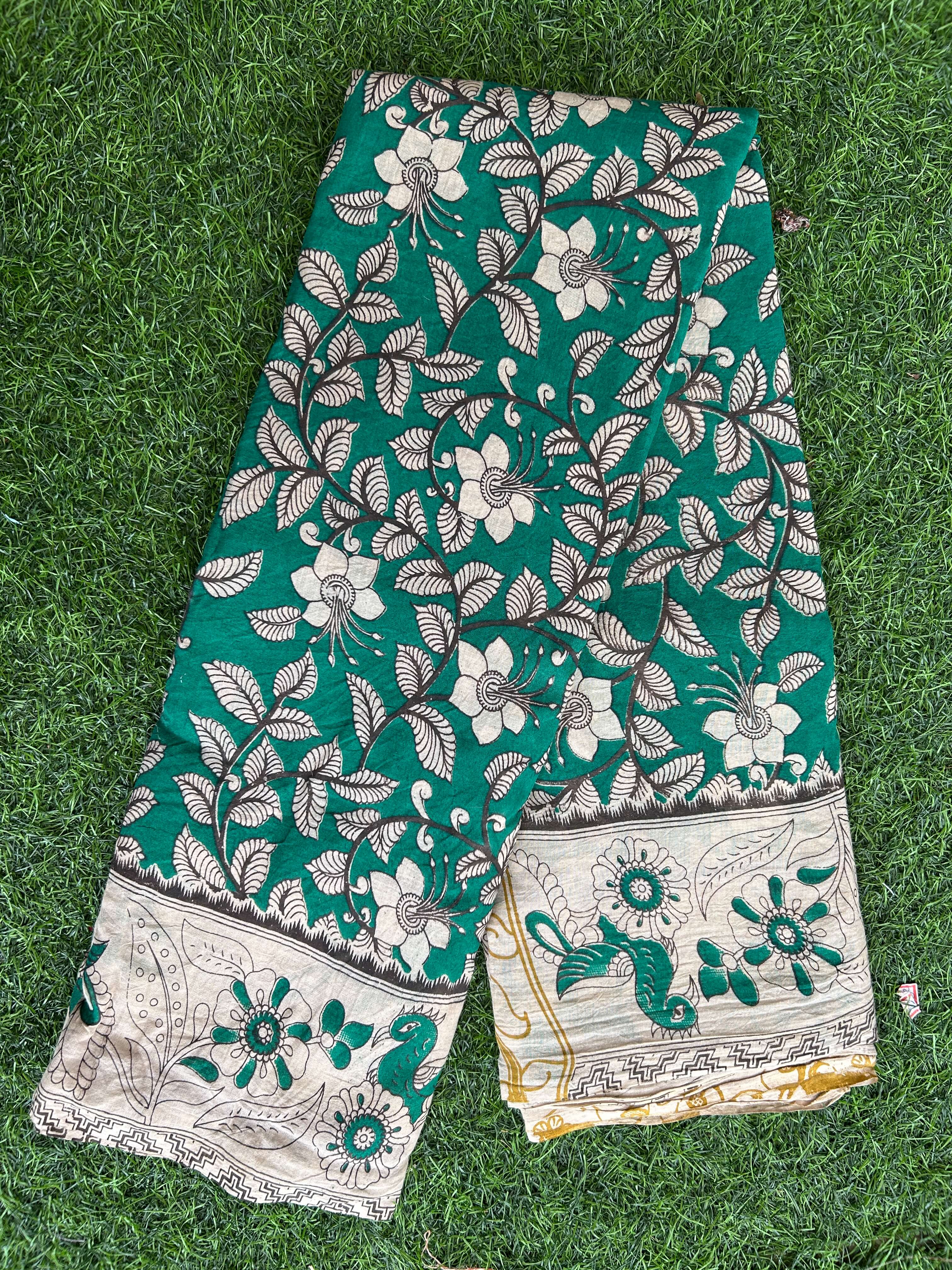 Kalamkari Cotton Saree – KCS-M535