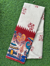 Kalamkari Cotton Saree – KCS-M795