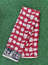 Kalamkari Cotton Saree – KCS-M679