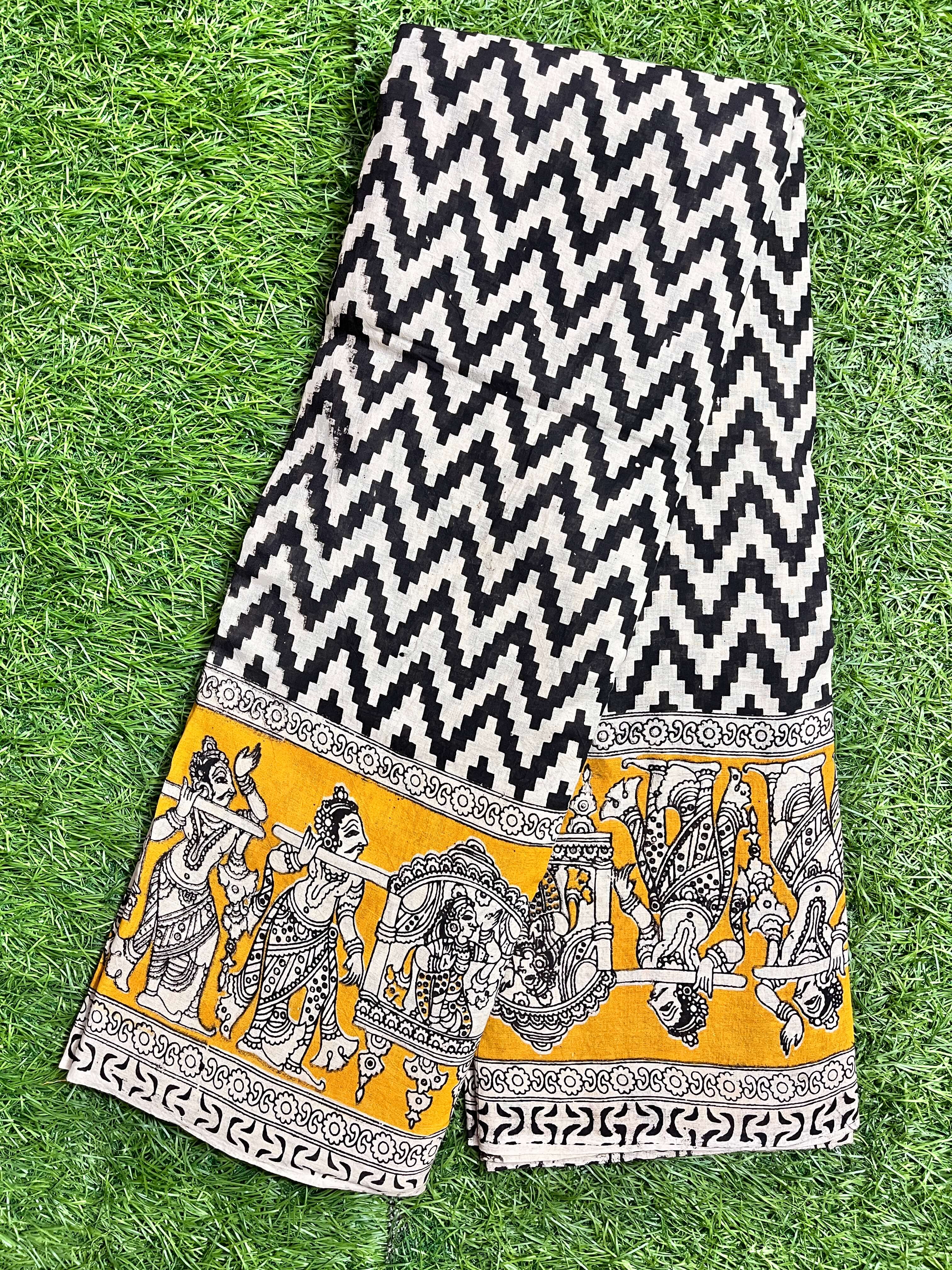 Kalamkari Cotton Saree – KCS-M316