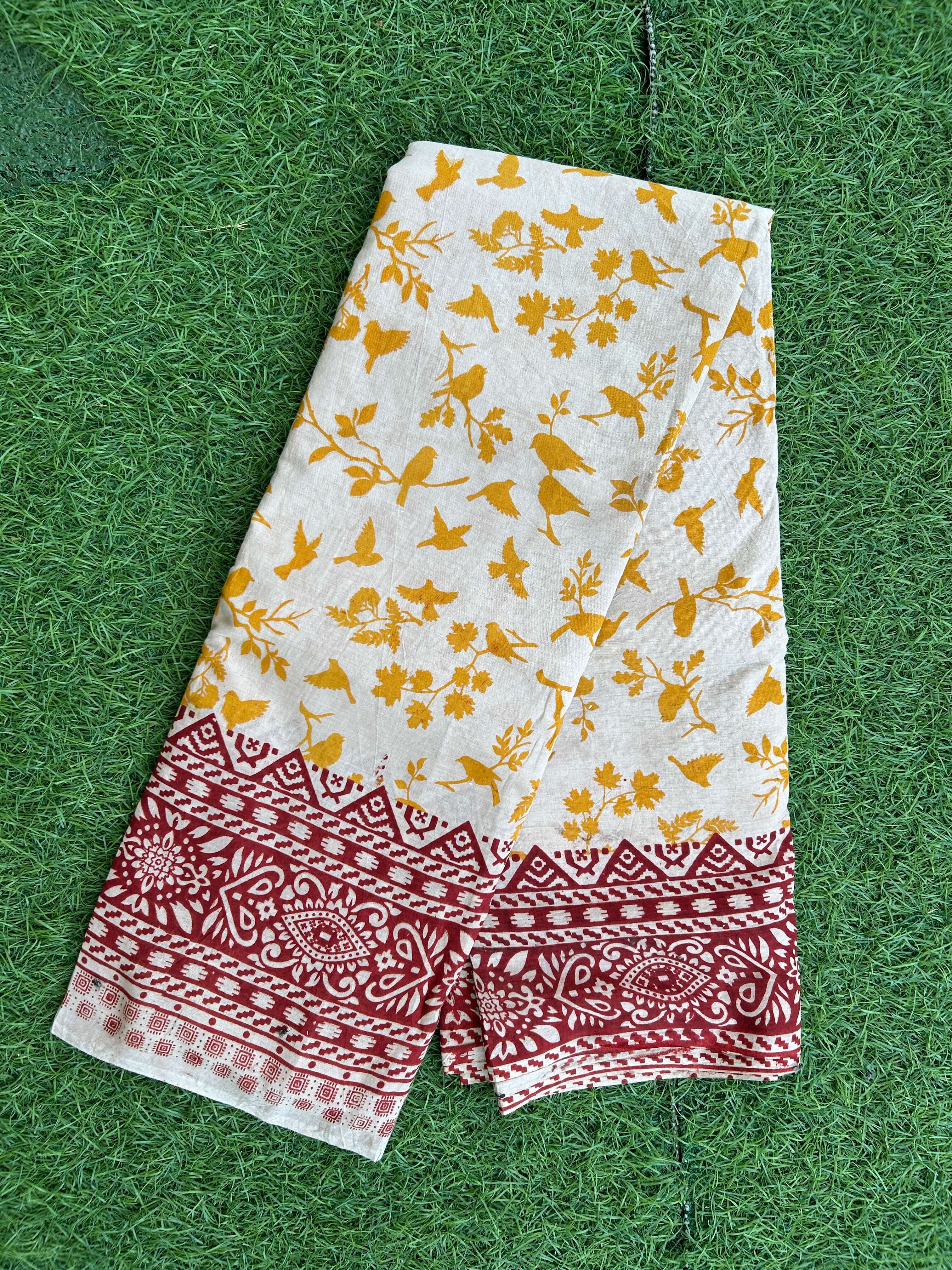 Kalamkari Cotton Saree – KCS-M554