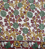 Kalamkari Screen Printed Cotton Fabric - M003