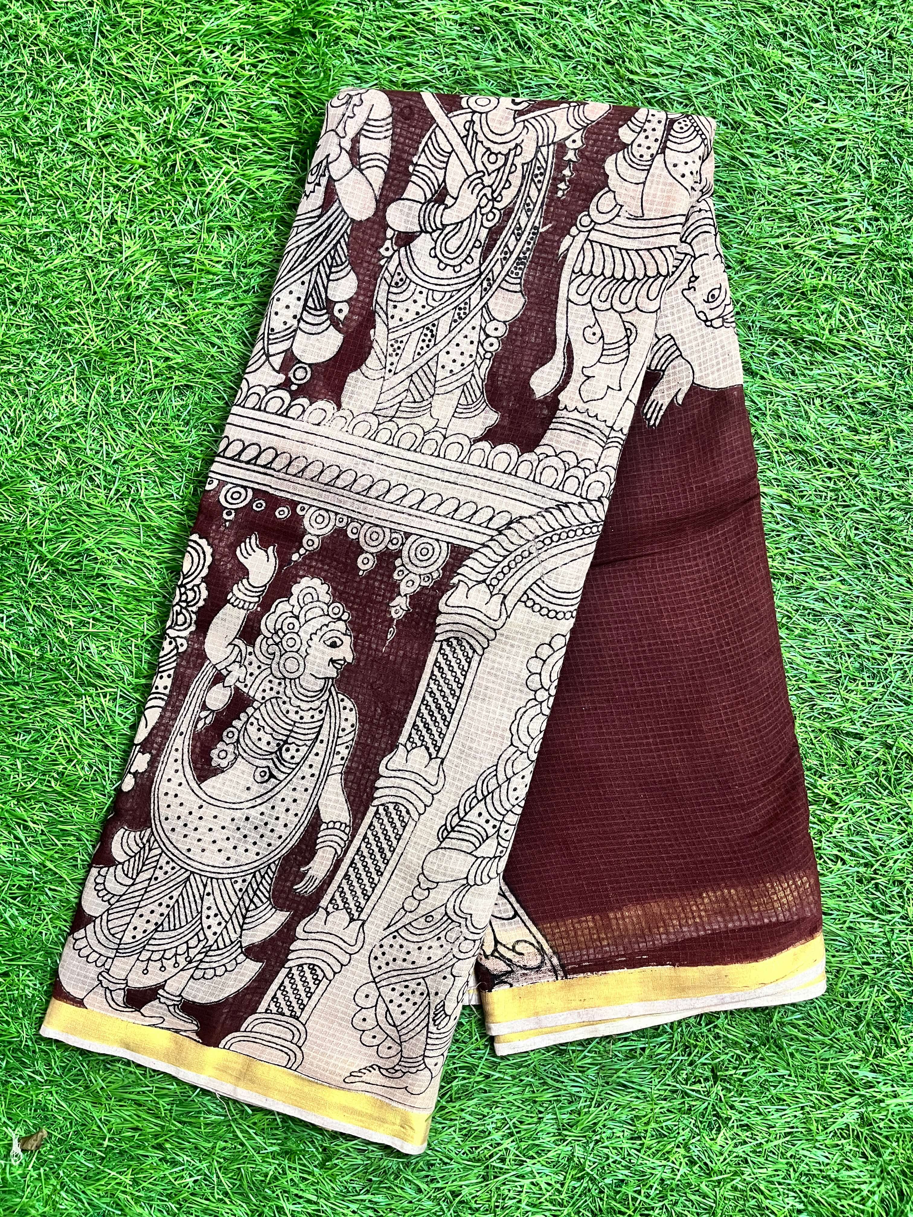 Kalamkari Kota Cotton Saree – KKCS-M055