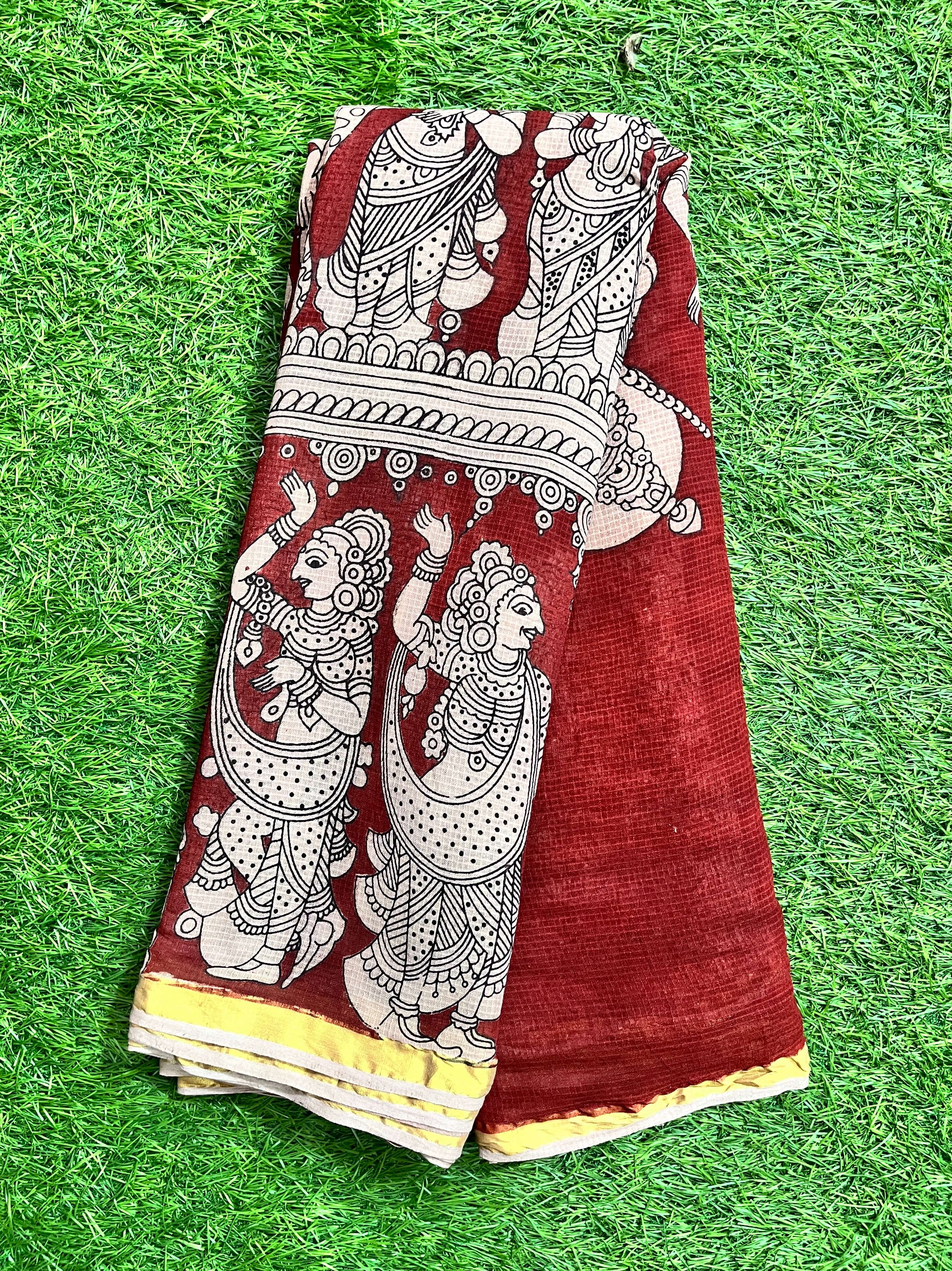 Kalamkari Kota Cotton Saree – KKCS-M056