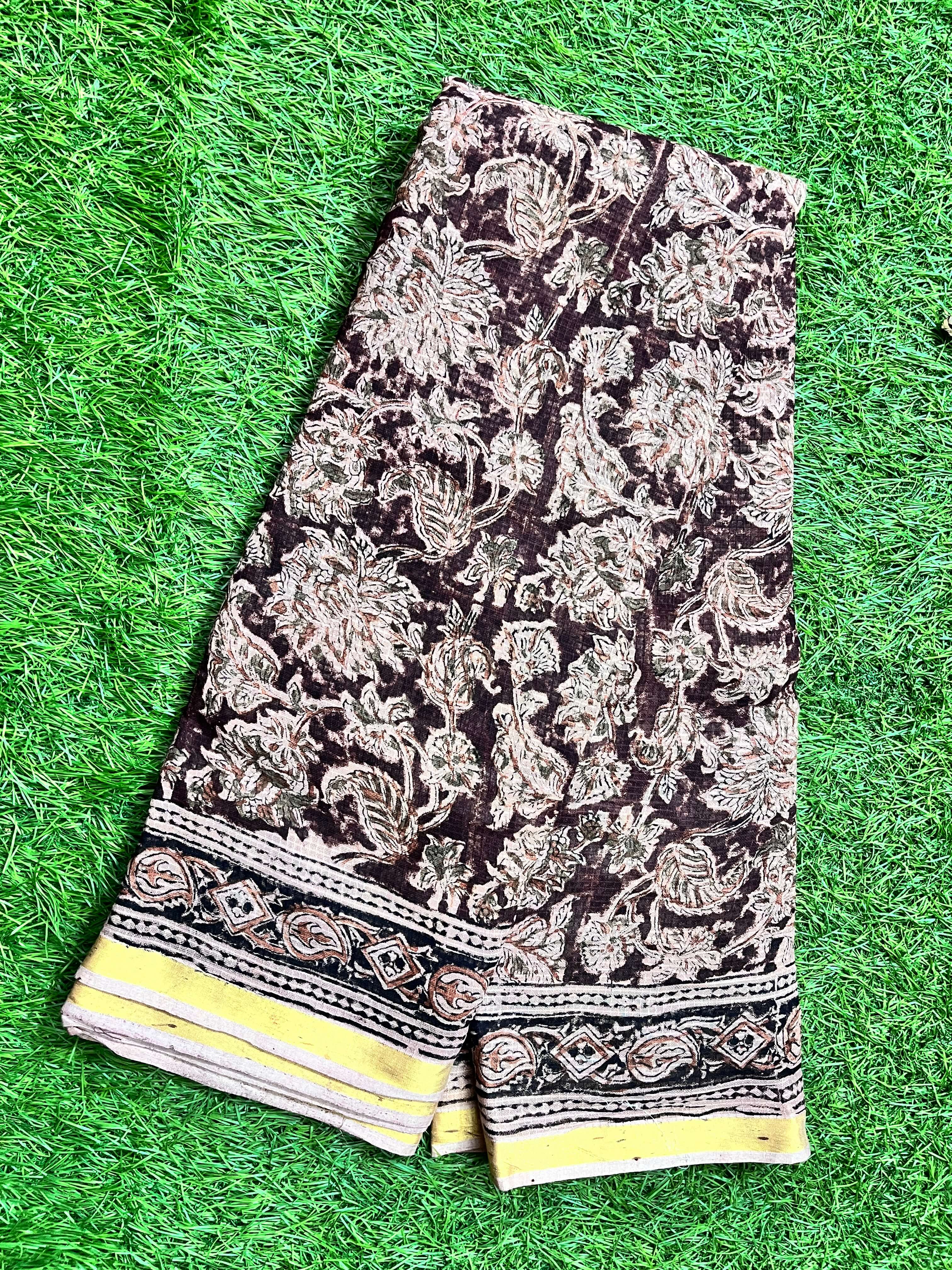 Kalamkari Kota Cotton Saree – KKCS-M058