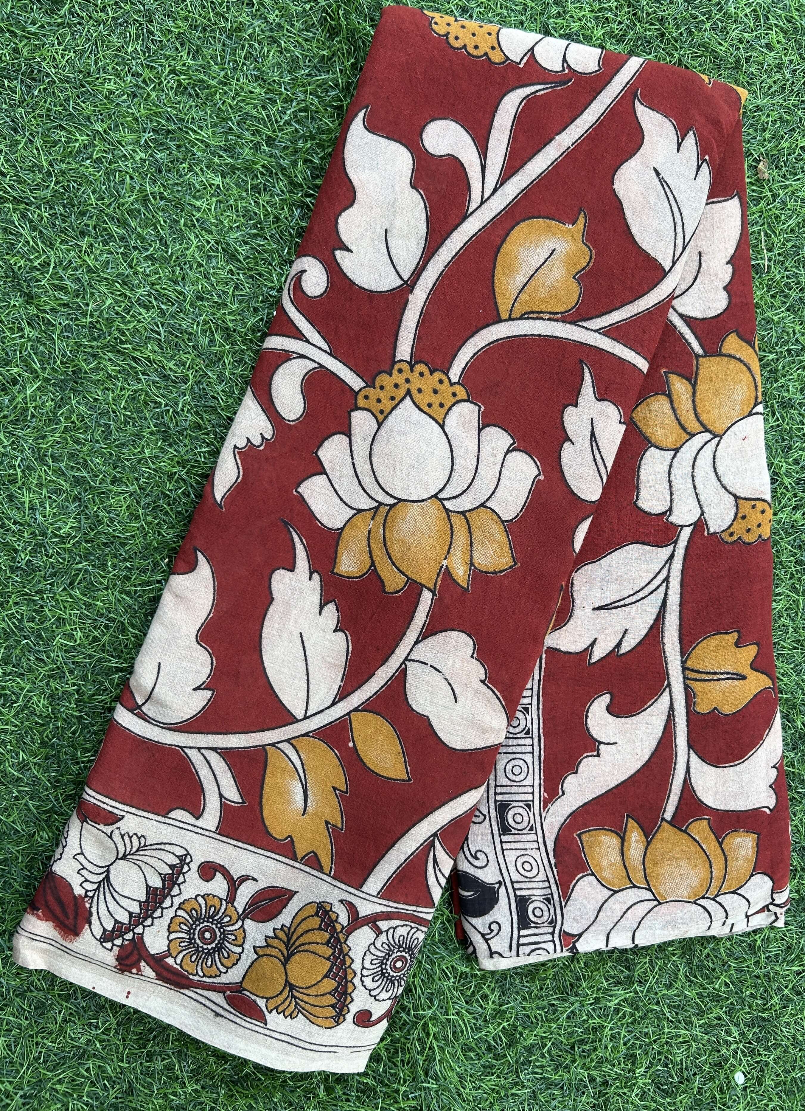 Kalamkari Cotton Saree – KCS-M559