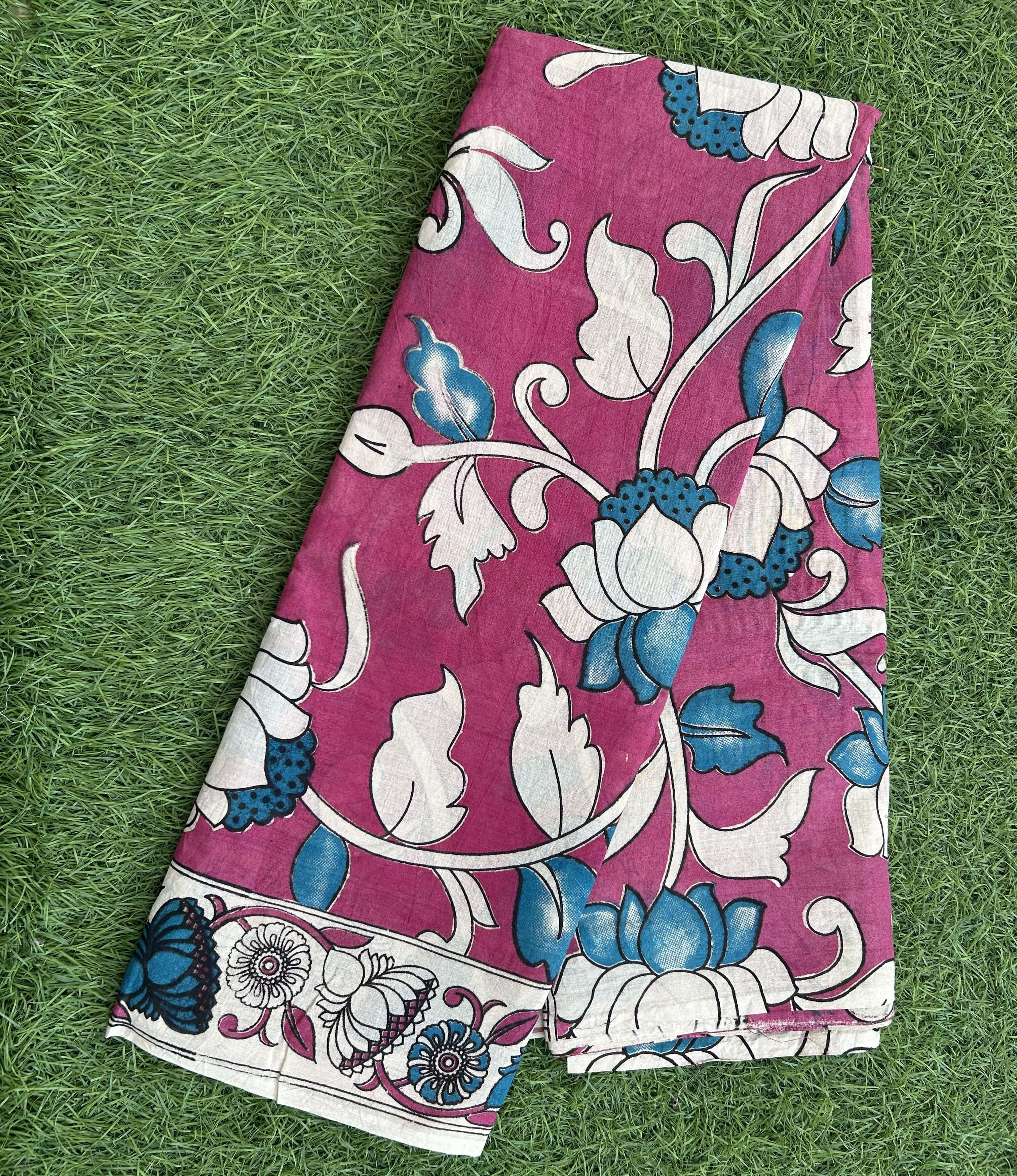 Kalamkari Cotton Saree – KCS-M573